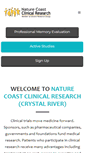 Mobile Screenshot of naturecoastresearch.com